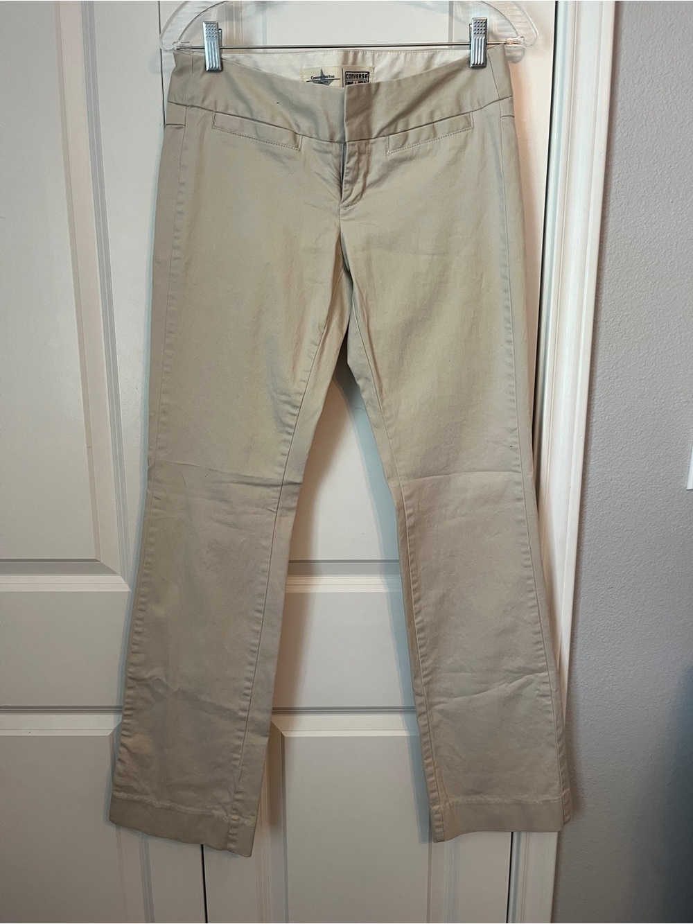 Converse Women's Light Beige Boot Cut Jeans